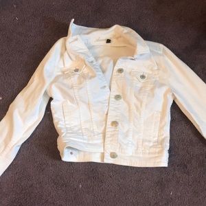 White Jean Jacket by American Eagle